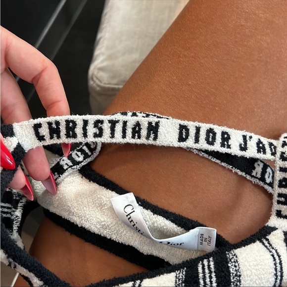 Christian Dior bralette top or swim top! Limited make amazing comfort. Size S - Picture 5 of 8